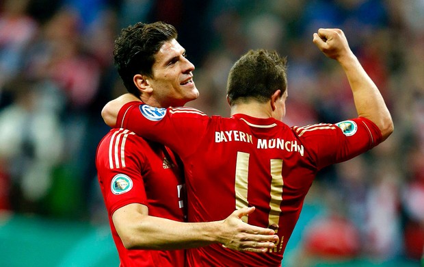 Mario Gomez gol Bayern de Munique Wolfsburg (Foto: Reuters)