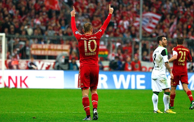 Robben gol Bayern de Munique Wolfsburg (Foto: Reuters)