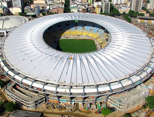 Maracanã obras cobertura Copa 2014 (Foto: Genílson Araújo / Agência O Globo)