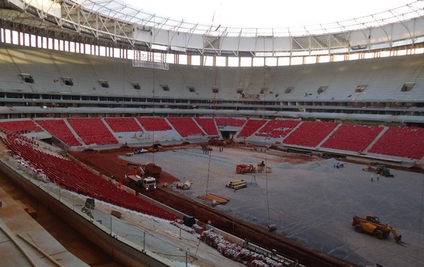 Estádio Mané Garrincha, em Brasilia (Foto: Fabricio Marques)