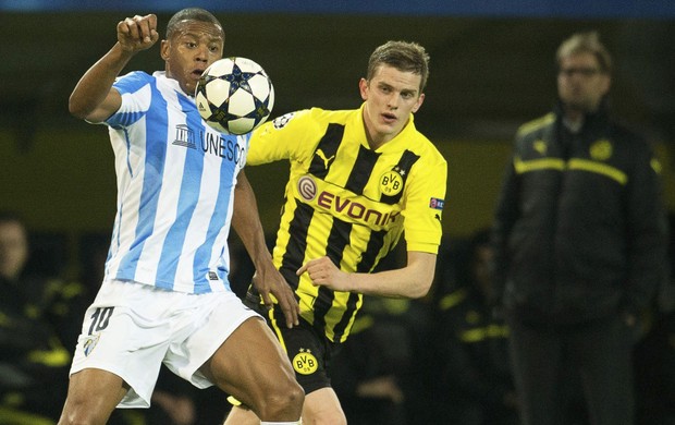 Julio Baptista, Borussia Dortmund x Málaga (Foto: EFE)