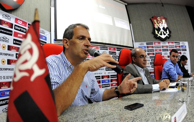 coletiva diretoria Flamengo (Foto: Alexandre Vidal / Fla Imagem)