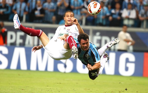 Kleber jogo Grêmio Fluminense (Foto: Lucas Uebel / Site Oficial do Grêmio)