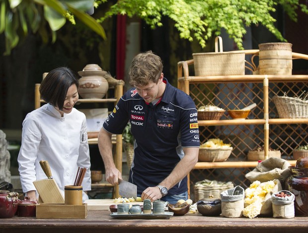 vettel formula 1 xangai licor de serpente (Foto: EFE)