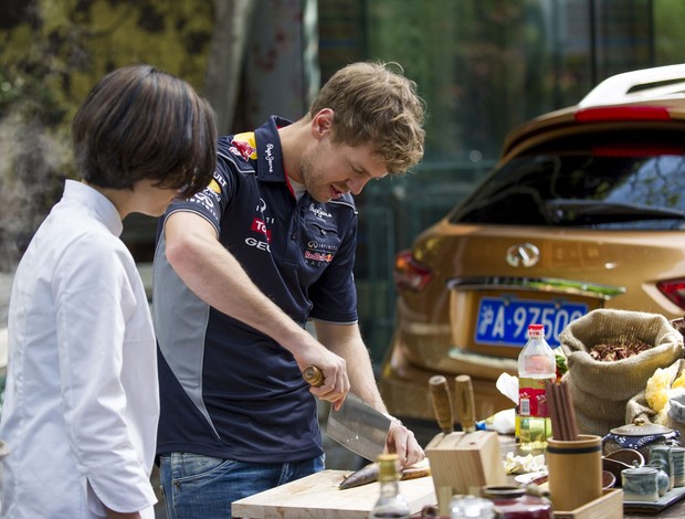 vettel formula 1 xangai licor de serpente (Foto: EFE)