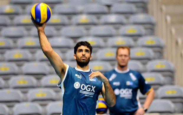 vôlei thiago alves rio de janeiro treino (Foto: André Durão / Globoesporte.com)