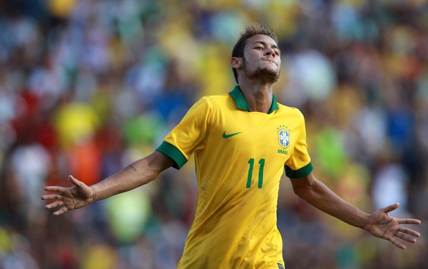 neymar brasil x bolivia (Foto: AP)