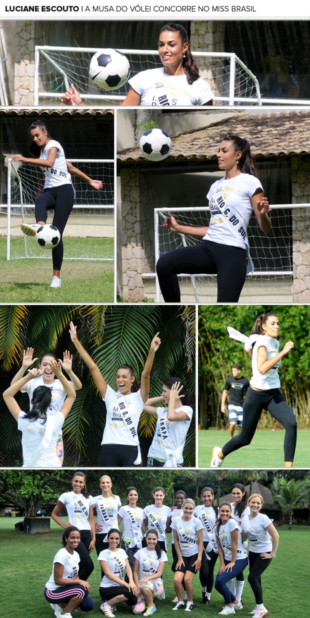 Mosaico Luciane Escouto (Foto: André Durão / Globoesporte.com)