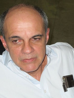 Eduardo Bandeira de Mello presidente flamengo em belém (Foto: Richard Souza)