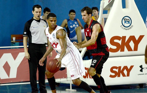 basquete Pinheiros e Flamengo Shamell e Duda NBB (Foto: Ícaro Limaverde / Divulgação)