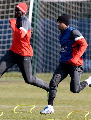 lucas PSG treino (Foto: Agência AFP)