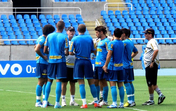 jogadores botafogo treino (Foto: Fábio Leme)