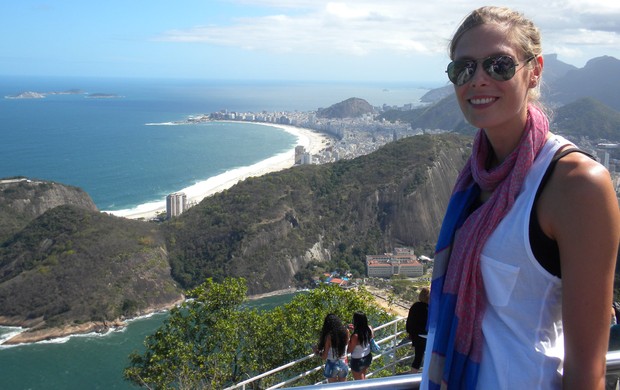 Sarah Pavan no Pão de Açúcar (Foto: Arquivo Pessoal)