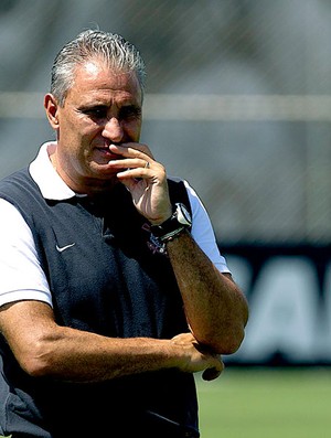 Tite no treino do Corinthians (Foto: Daniel Augusto Jr. / Ag. Corinthians)