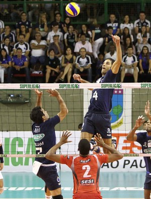 Volei Supeliga - Cruzeiro x Sesi-SP (Foto: Denilton Dias/Vipcomm)