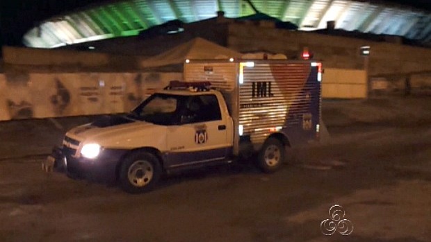 Morte operário Arena da Amazônia Manaus (Foto: Reprodução/TV Amazonas)