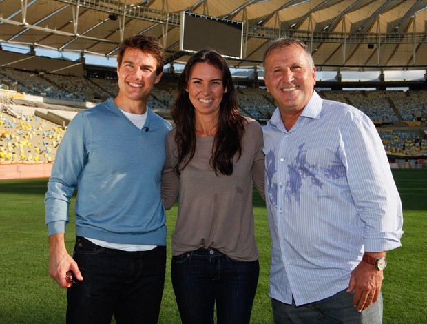 Tom Cruise Glenda e Zico Esporte Espetacular (Foto: Rogério Resende / R2Foto )