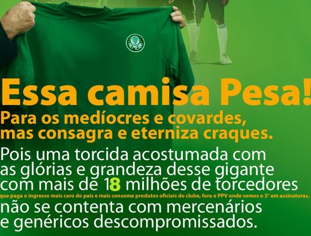 palmeiras protesto (Foto: Reprodução)