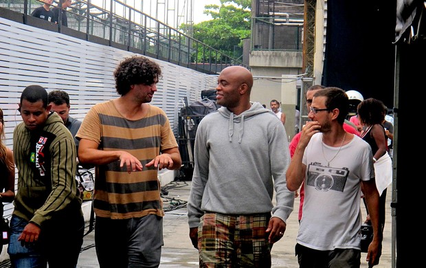 mma anderson silva treino botafogo (Foto: Fred Huber )