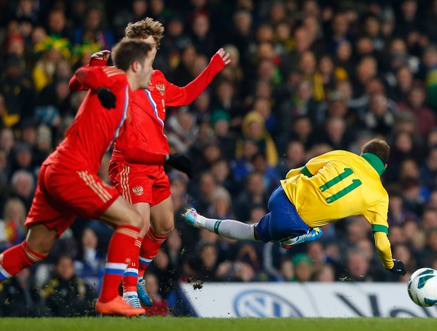 Neymar, Brasil x Russia (Foto: Reuters)