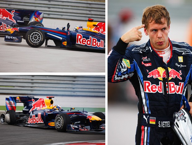 vettel formula 1 montagem (Foto: Getty Images)