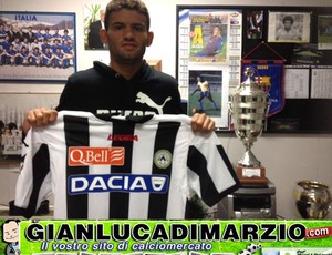 Jadson udinese reprodução gianluca diimarzio (Foto: Reprodução / Site GianlucaDiMarzio.com)