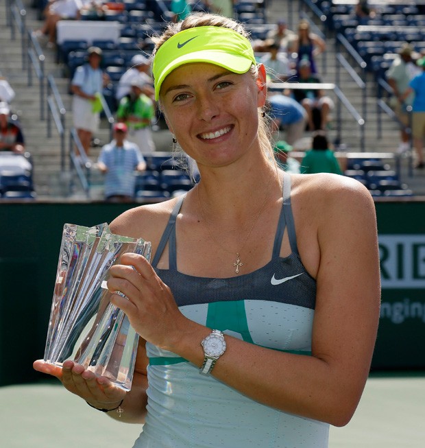 Sharapova tênis Indian Wells (Foto: Reuters)