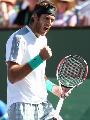 Del Potro na semifinal do Masters 1000 de Indian Wells (Foto: Getty Images)