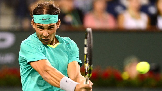 Rafael Nadal Roger Federer tênis Indian Wells (Foto: AFP)