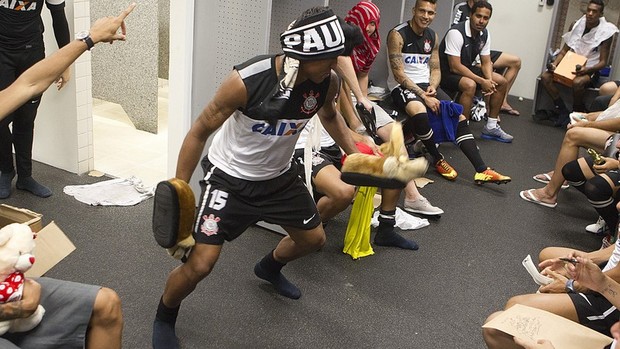 Corinthians Harlem Shake (Foto: Daniel Augusto Jr / Agência Corinthians)