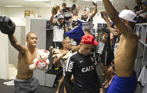 Corinthians harlem shake (Foto: Agência Corinthians)