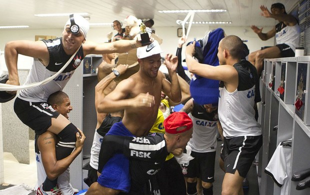 Corinthians harlem shake (Foto: Agência Corinthians)