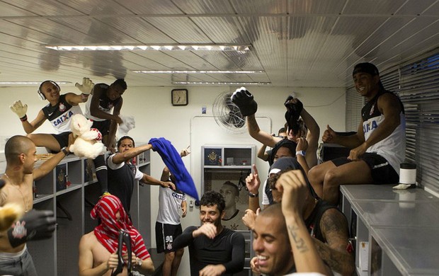 Corinthians harlem shake (Foto: Agência Corinthians)