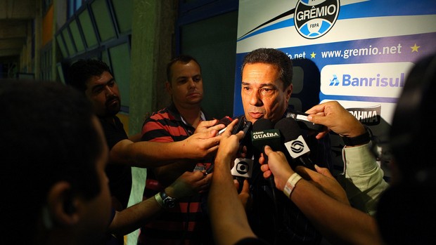 luxemburgo grêmio caracas libertadores (Foto: Lucas Uebel/Grêmio FBPA)