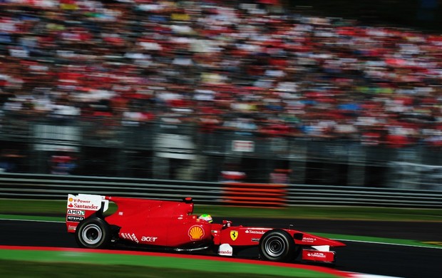 Felipe Massa, Ferrari, no GP da Itália de 2010 (Foto: Getty Images)