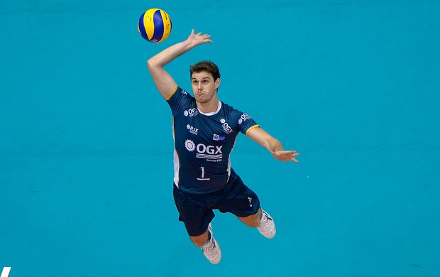 Volei Superliga - Rio de Janeiro x São Bernardo - Bruninho (Foto: Alexandre Loureiro/Inovafoto)