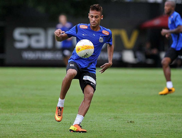 neymar treino santos (Foto: Ivan Storti/Divulgação Santos FC)