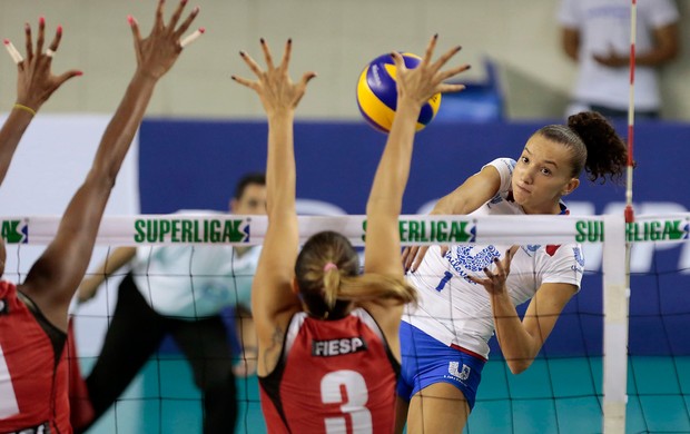 Volei Superliga - Sesi x Rio de Janeiro - Gabi (Foto: Miguel Schincariol/Adorofoto)