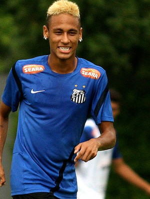 neymar santos treino (Foto: Lucas Baptista / Agência Estado)