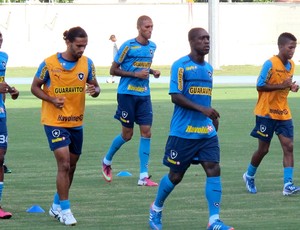 Seedorf no treino do Botafogo (Foto: Raphael Bózeo)