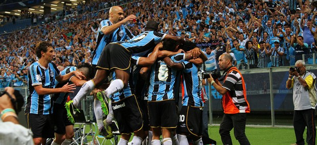 grêmio caracas arena libertadores gol werley (Foto: Lucas Uebel/Grêmio FBPA)