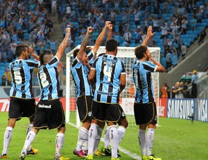 grêmio caracas arena libertadores pirata barcos gol (Foto: Lucas Uebel/Grêmio FBPA)