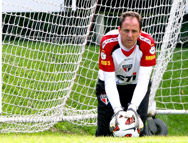 Rogério Ceni no treino do São Paulo (Foto: Leandro Martins / Futura Press)