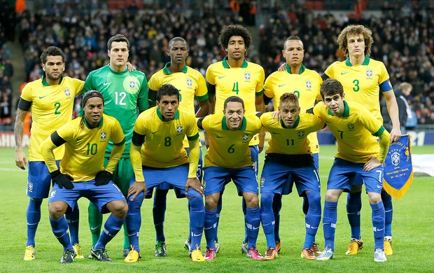 Seleção amistoso do Brasil x Inglaterra (Foto: AP)