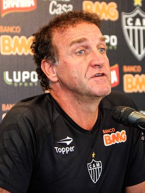 Cuca na entrevista do Atlético-MG (Foto: Bruno Cantini / Site Oficial do Atlético-MG)