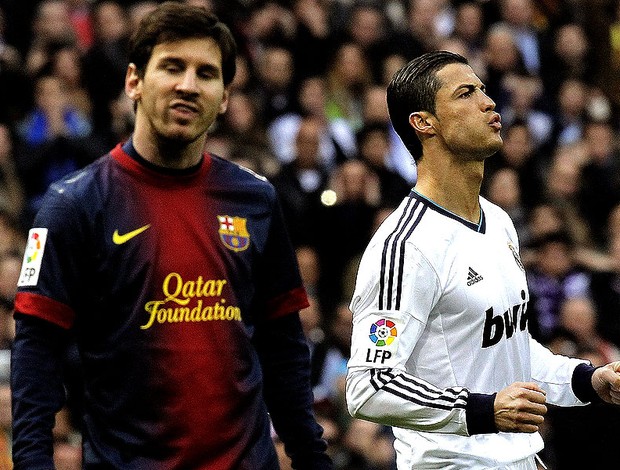 cristiano ronaldo real madrid lionel messi Barcelona (Foto: Agência EFE)