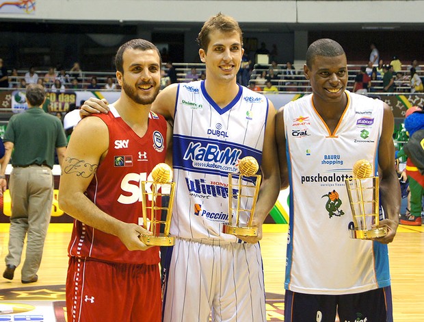 Vencedores do desafio do Jogo das Estrelas do NBB (Foto: Marcello Pires)