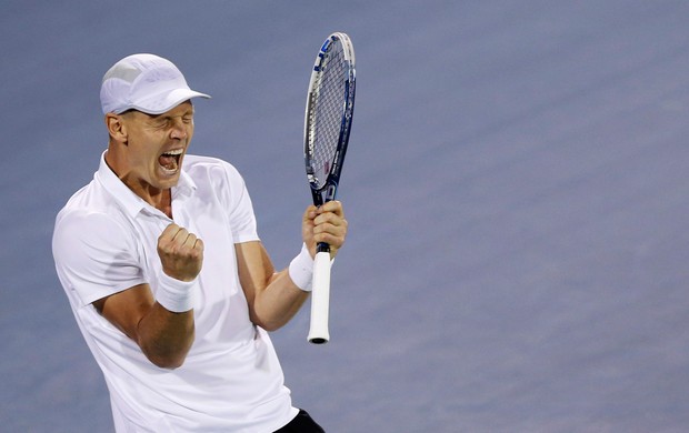 roger federer x Tomas Berdych tenis dubai (Foto: Reuters)