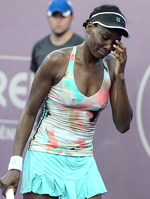 Venus Williams derrota no WTA Brasil tênis (Foto: Marcelo Ruschel / POA Press)