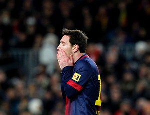 Messi na partida do Barcelona contra o Real Madrid (Foto: Reuters)